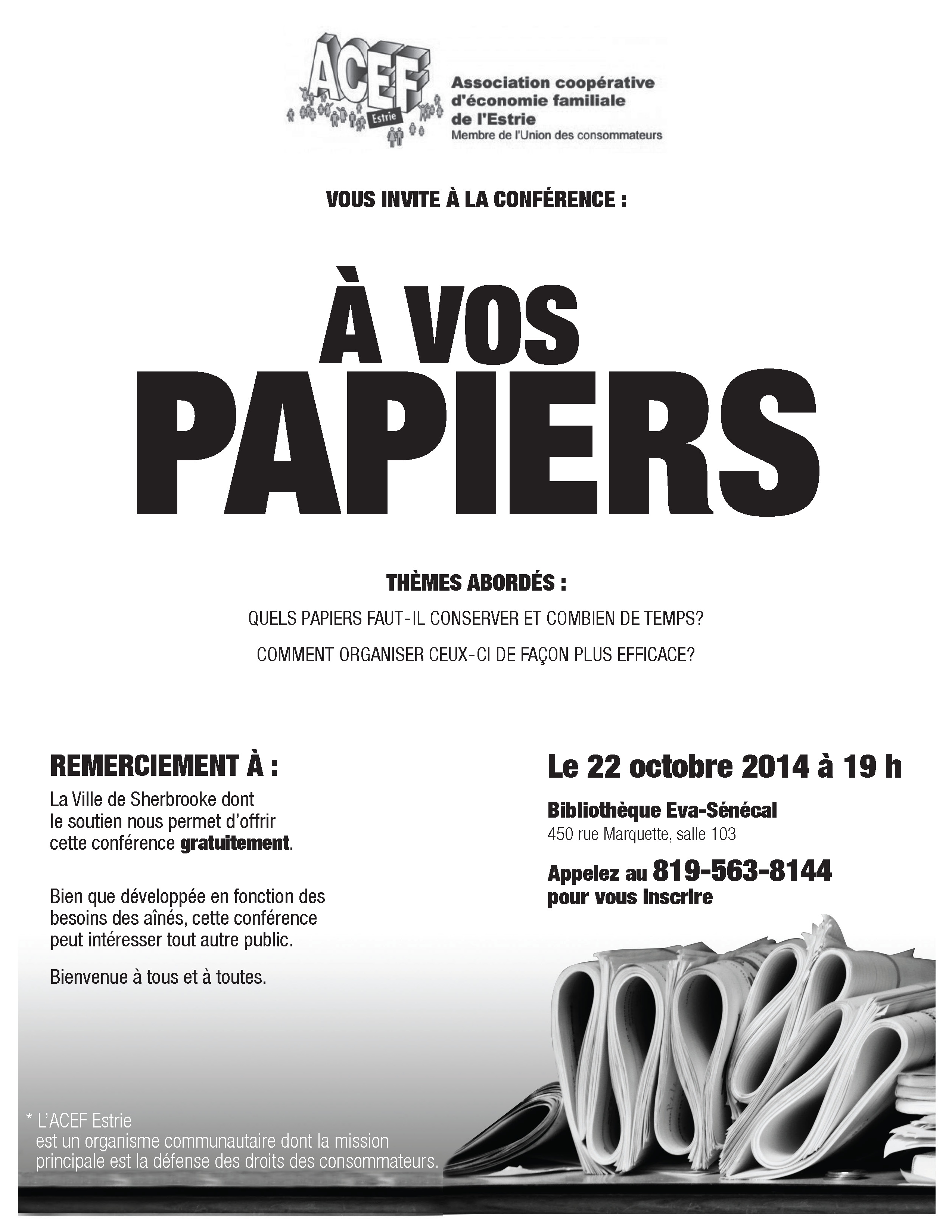 Affiche A VOS PAPIERS2 NB